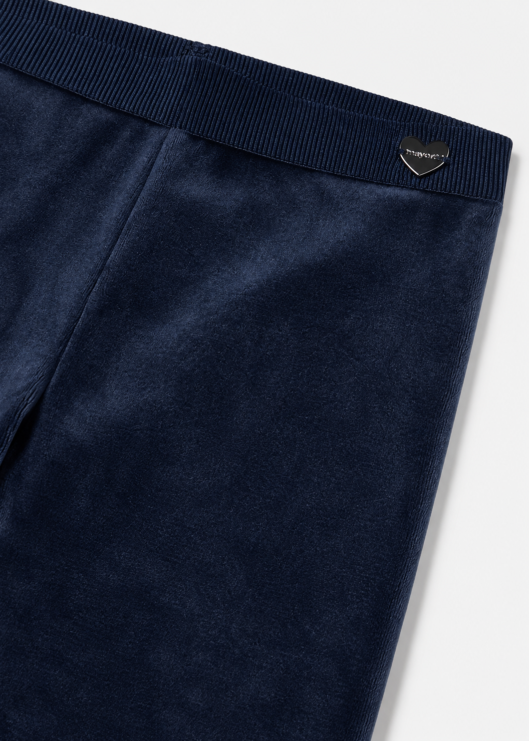 Navy Velvet Dressy Leggings