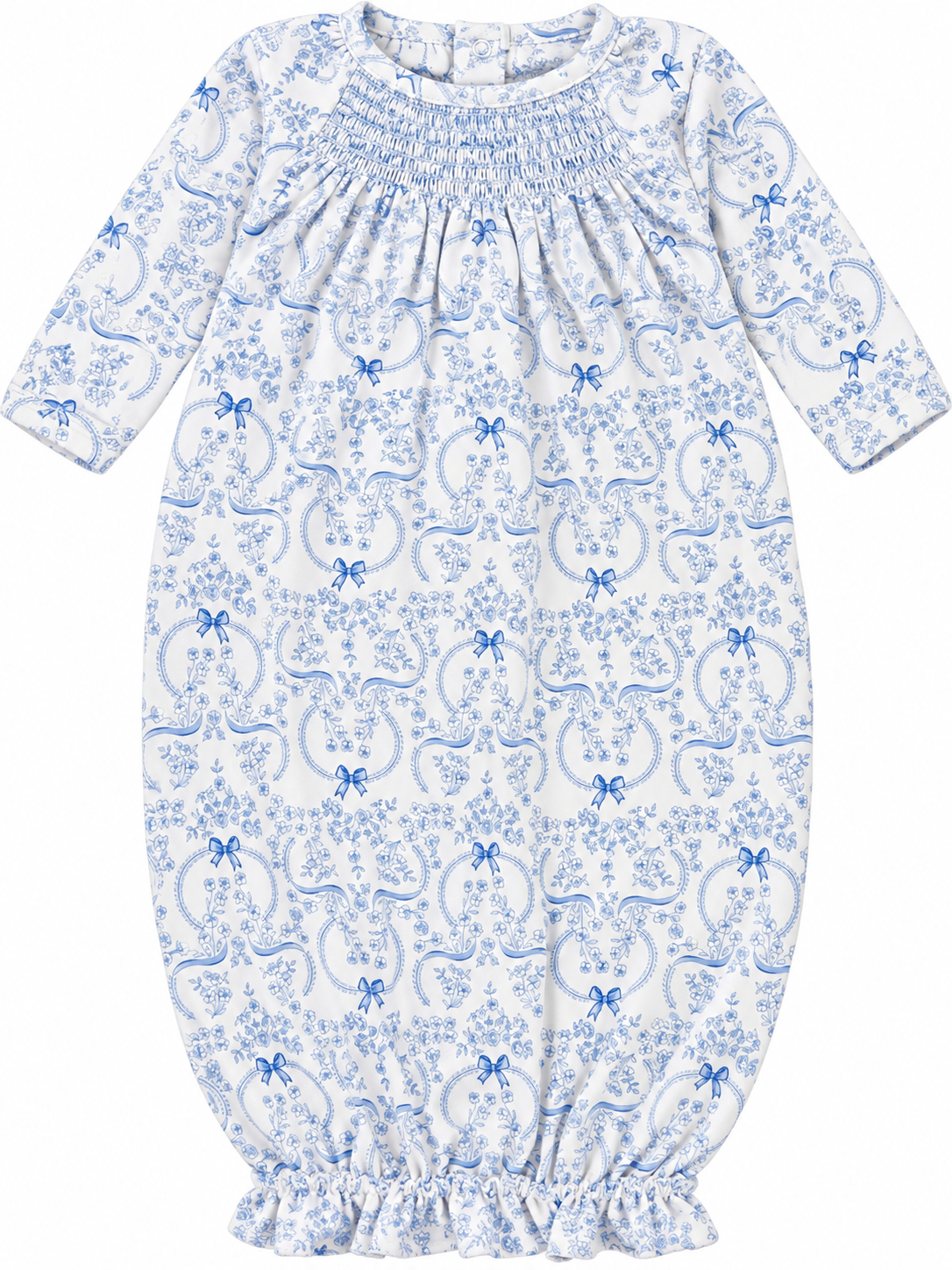 Blooming Bows Light Blue Gown