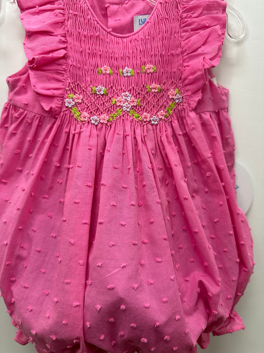 Classic Swiss Dot Fushia Bubble
