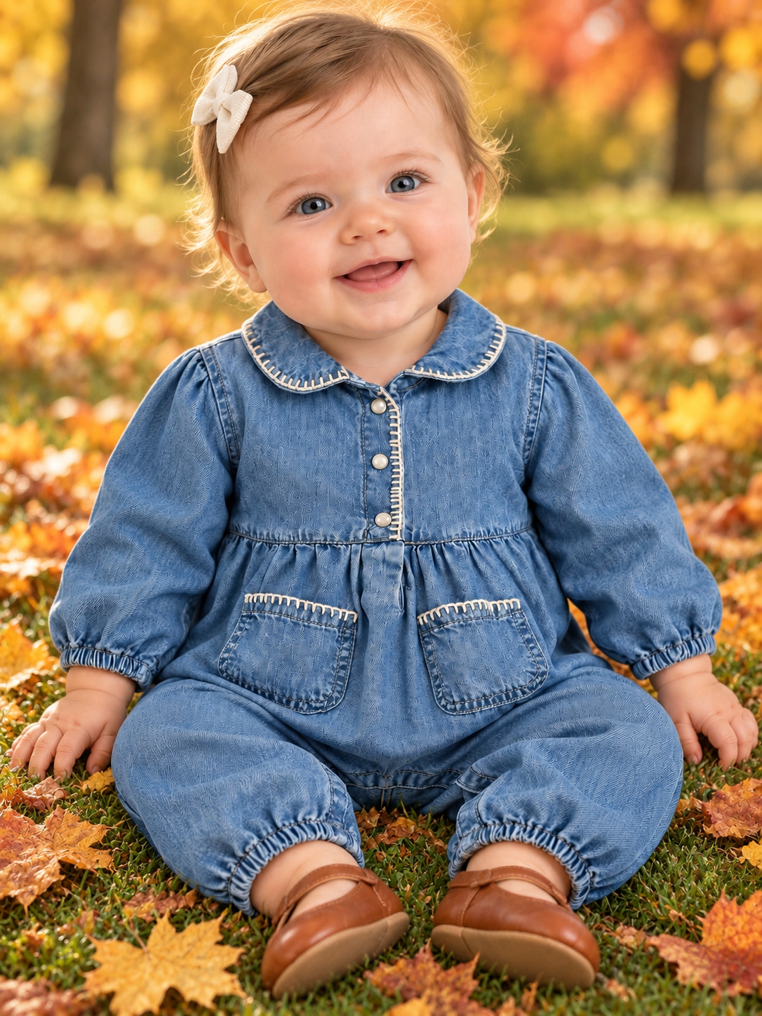 Dove Denim Overalls