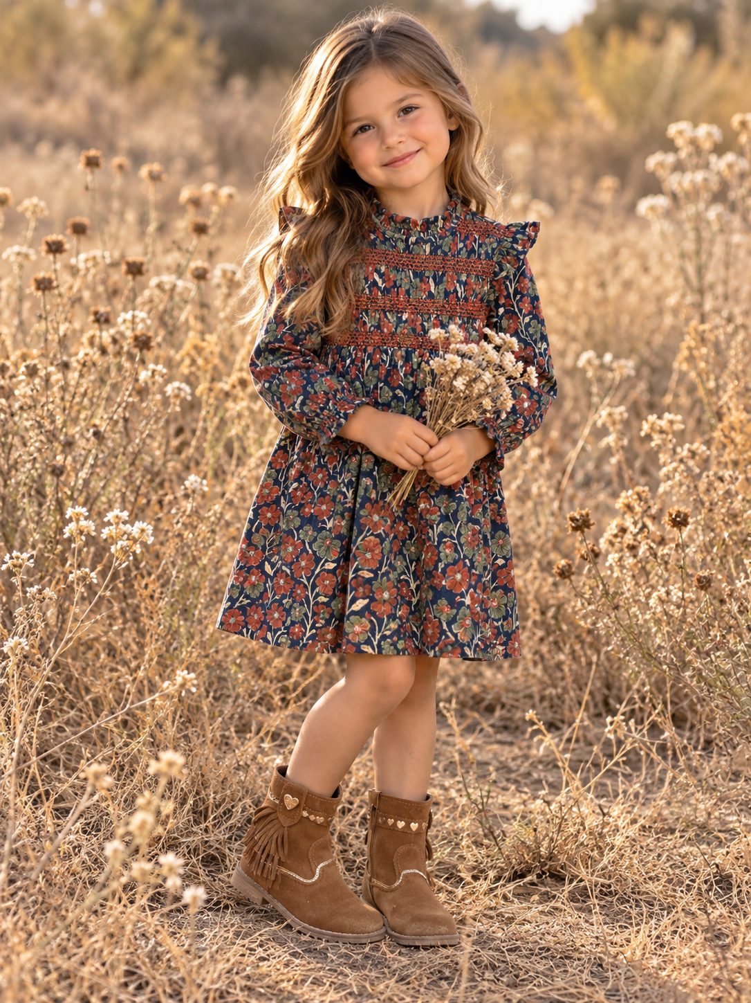 Woodblock Genevive Dress