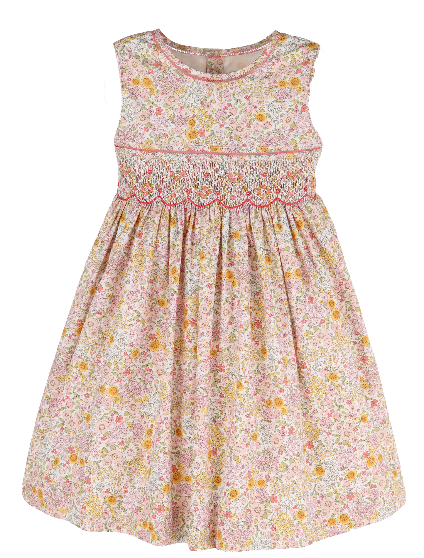 Floral Bouquet Pink Dress