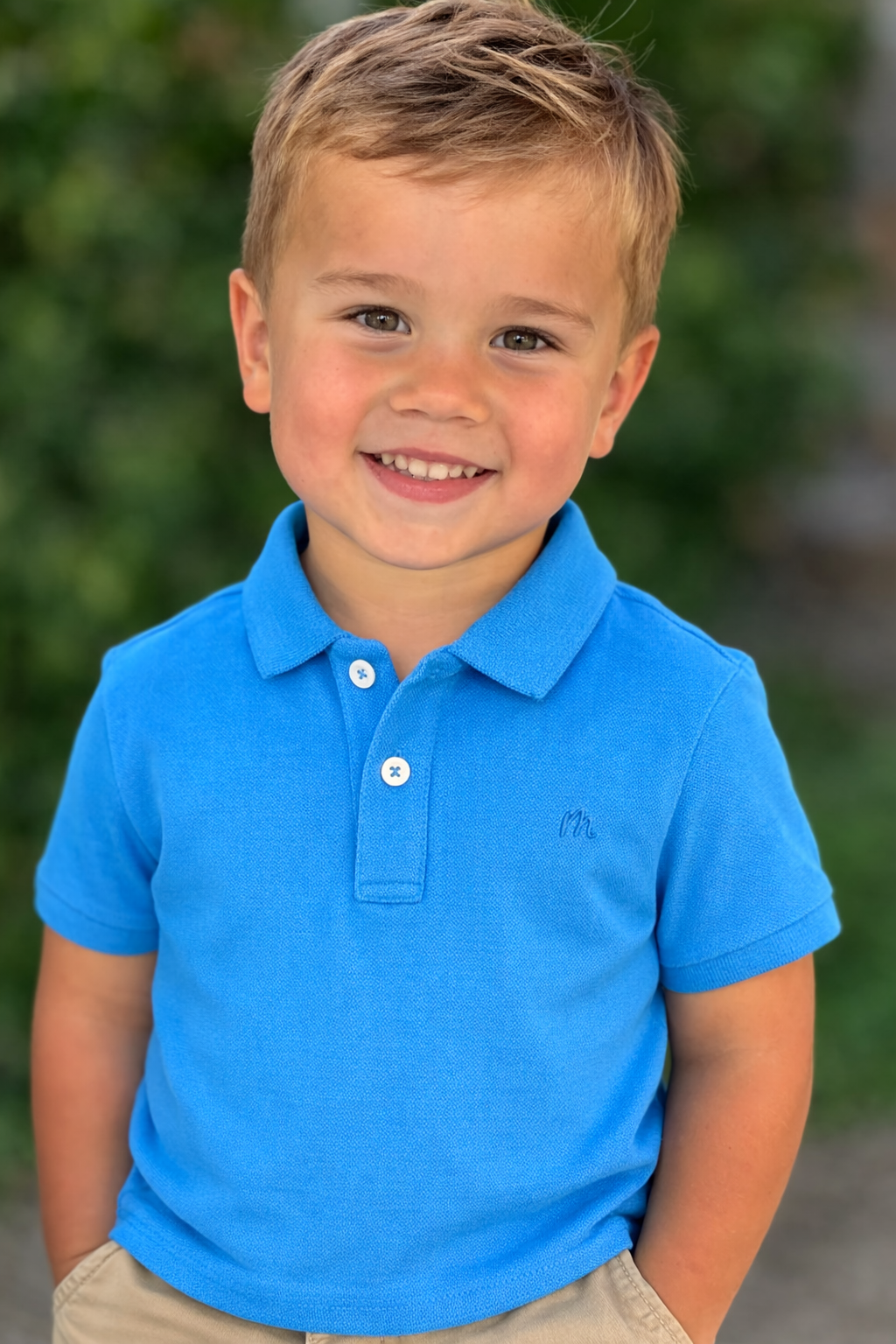 Ocean Blue Polo