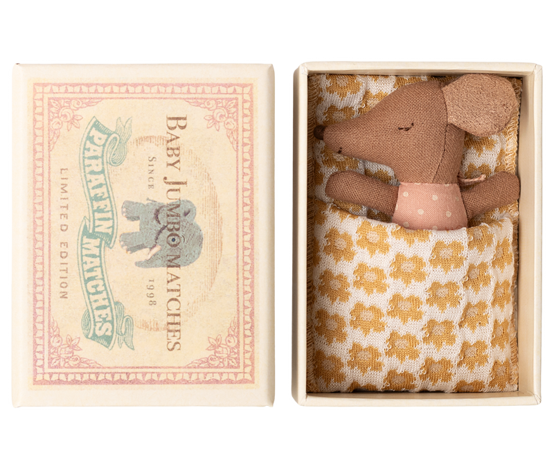 Sleepy Wakey Baby Mouse Matchbox