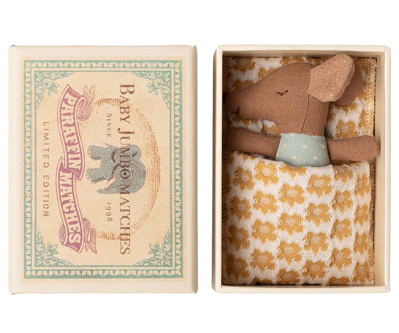 Sleepy Wakey Baby Mouse Matchbox