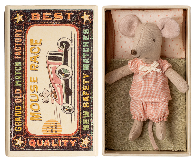 Little Sister Mouse Matchbox