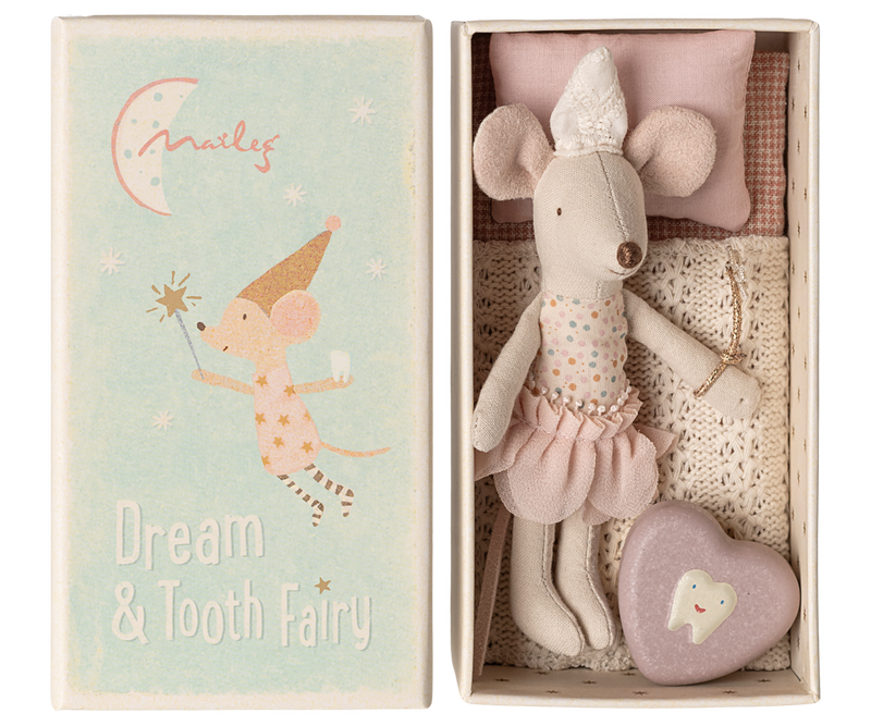 Tooth Fairy Mouse Little Sister Matchbox