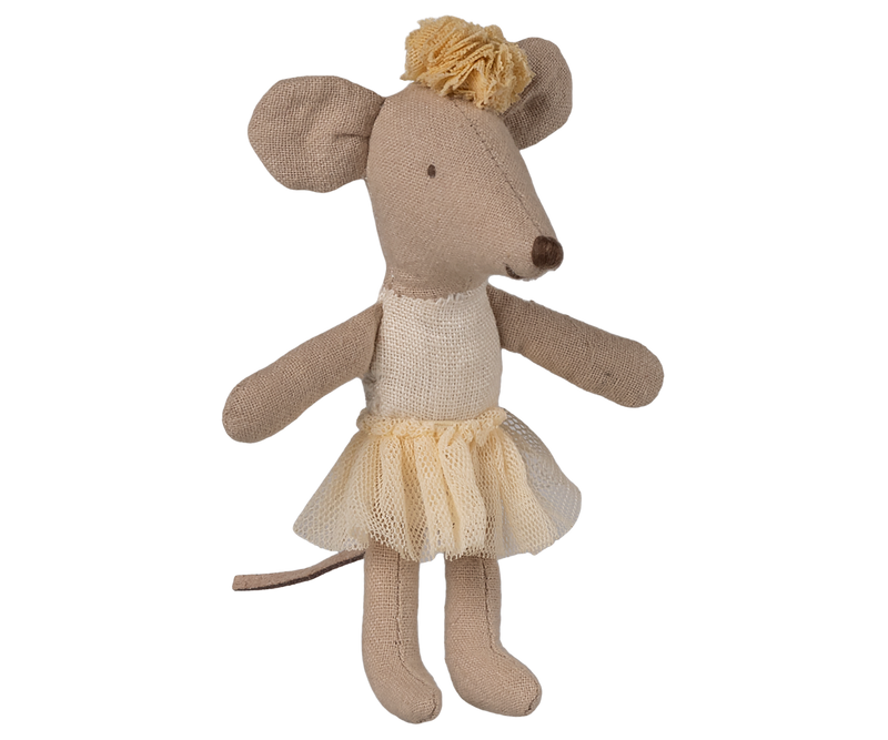Ballerina Mouse Little Sister Off White