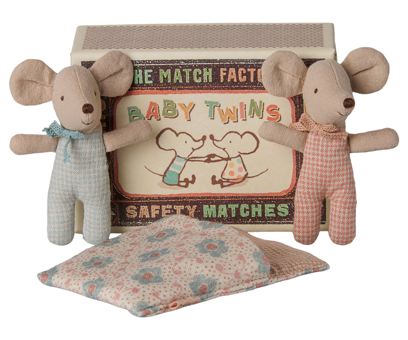 Twins Baby Mice Matchbox Checker
