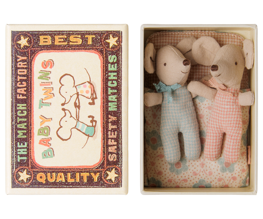 Twins Baby Mice Matchbox Checker
