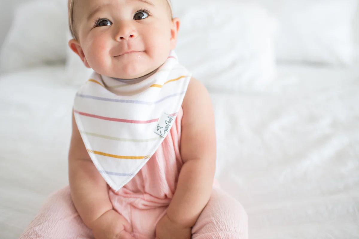 Olive Baby Bandana Bib Set