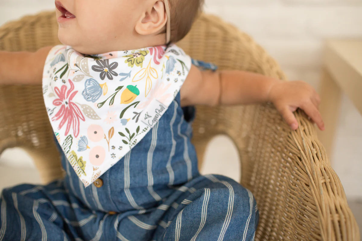 Olive Baby Bandana Bib Set