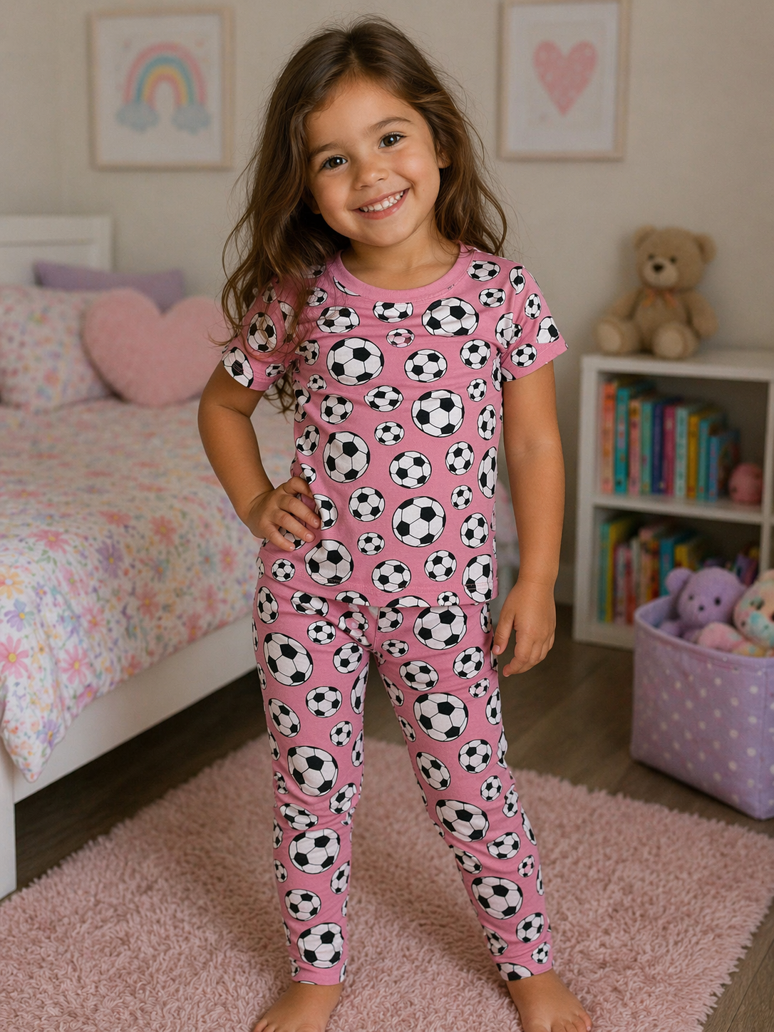 Desert Rose Soccer PJ Set