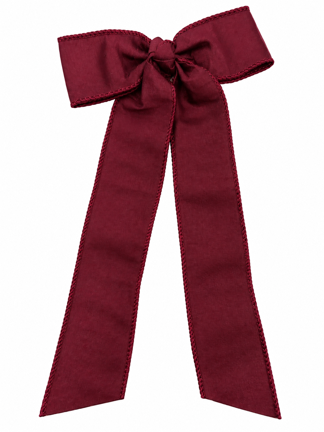 BUR MED Dupioni Bowtie Streamer