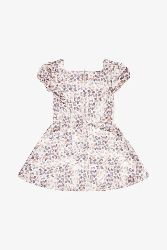 Satin Puff Sleeve Jubilee Dress