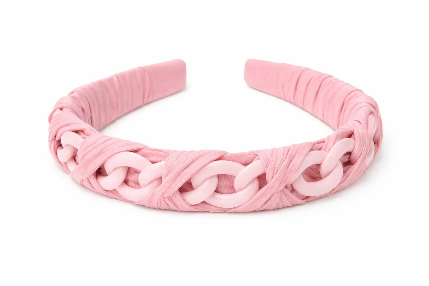 Pink Woven Acrylic Headband