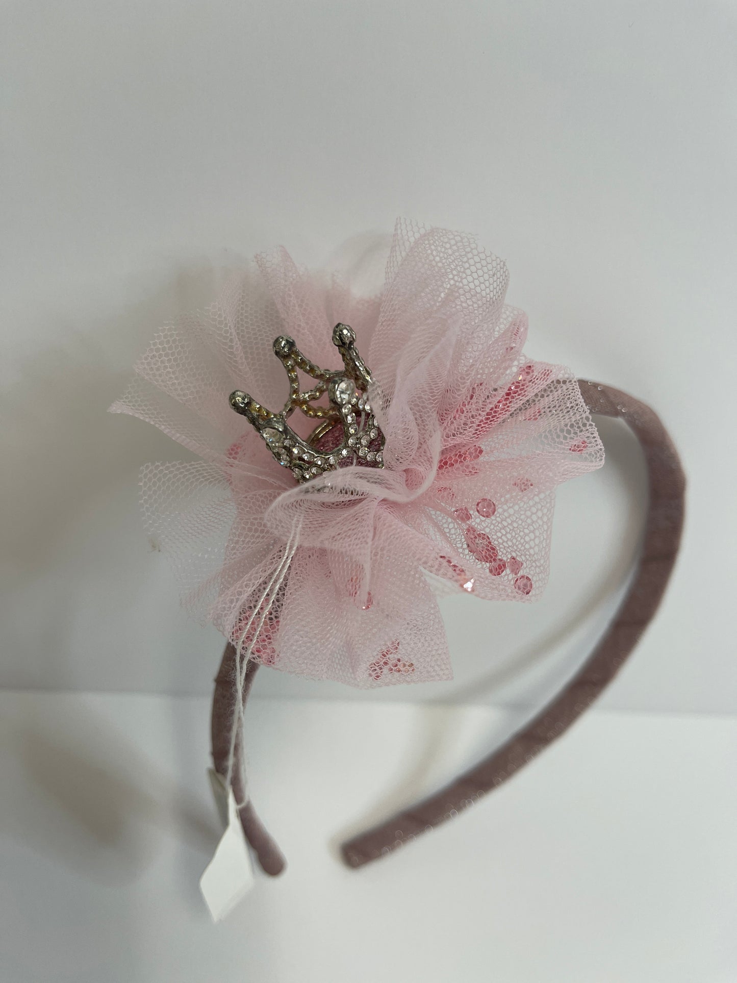 Pink Rhinestone Crown HB