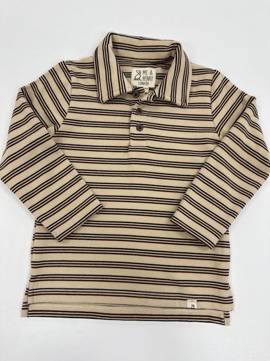 Beige Brown Spencer Polo