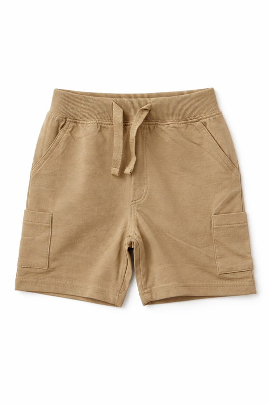Tan Boy Jersey Knit Short