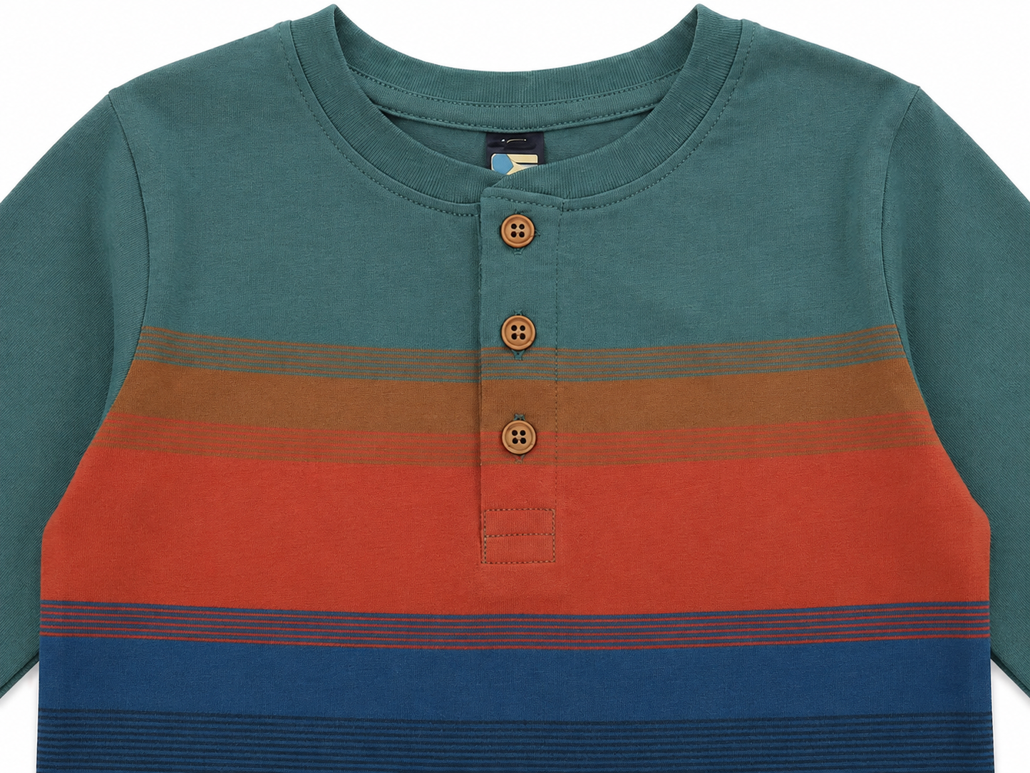 Hunter Green Rust Long Sleeve Tee
