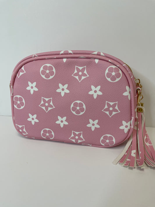 Pink Wide Strap Bag