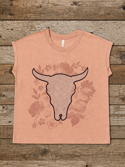 Rustic Skull Garden Tee