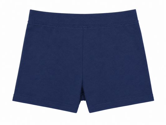 Navy Biker Shorts