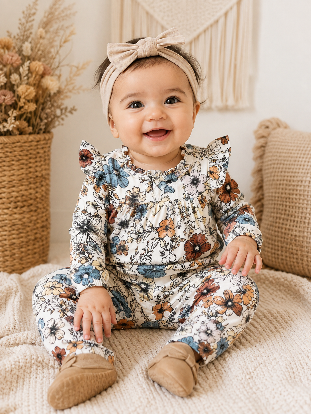 Autumn Blooms Romper