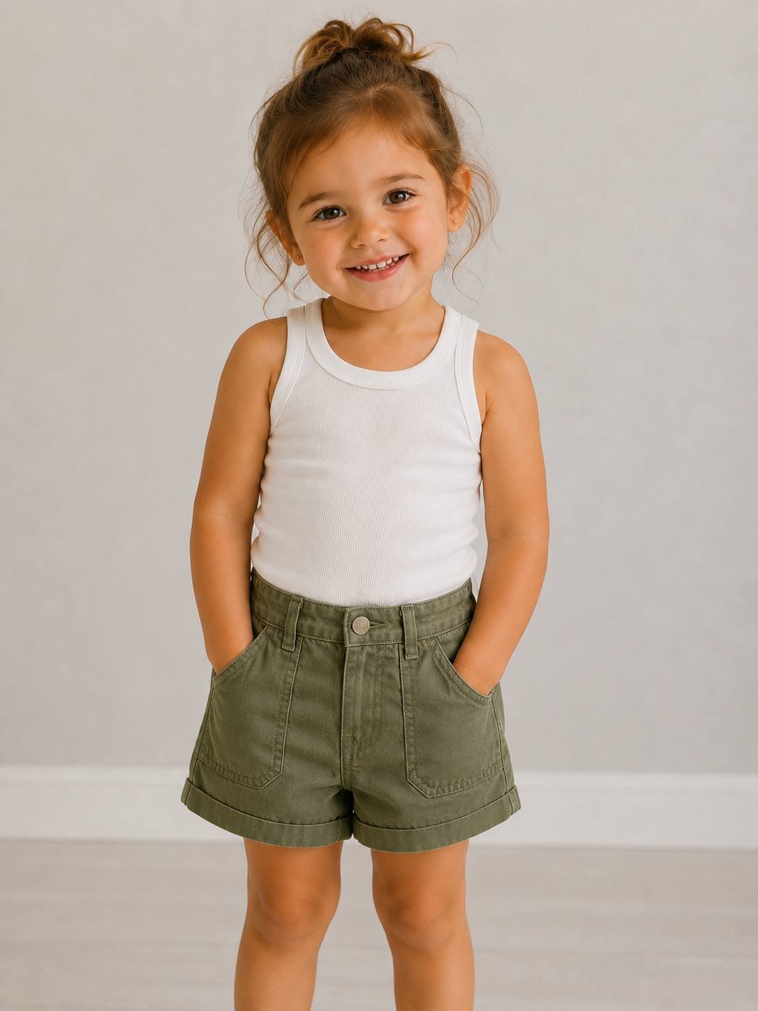 Girl Natural Tank Top