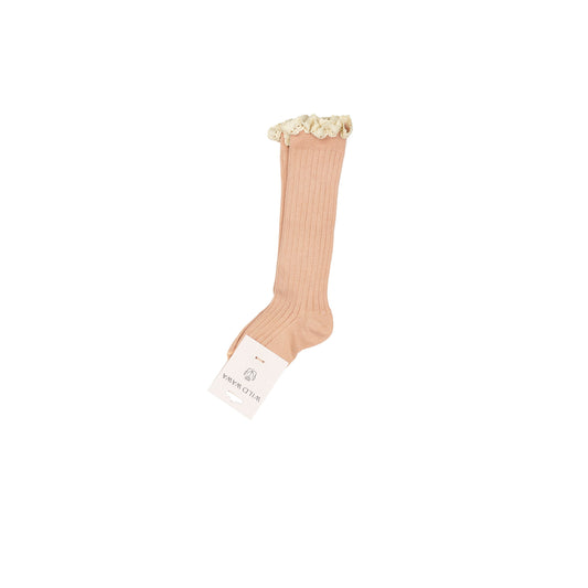 Dusty Pink Knee High Socks