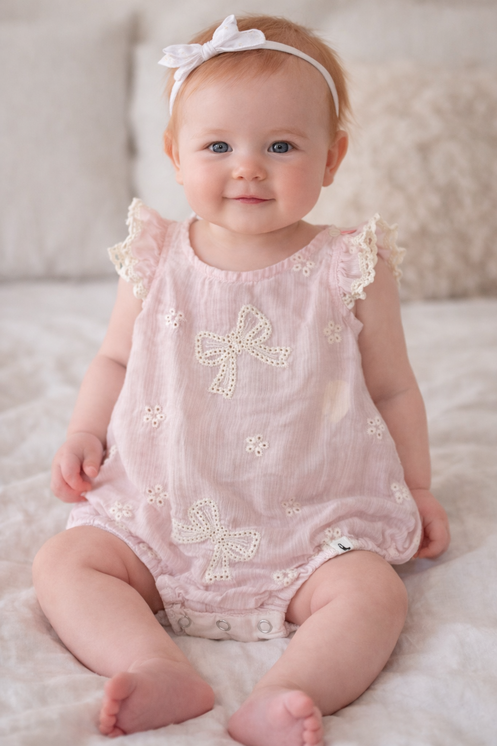 Embroidery Bows Flutter Bubble