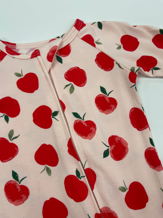 Snow White Zipper Footie