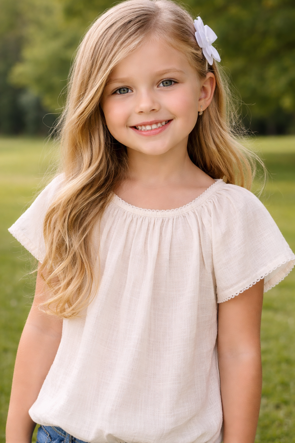 Ivory Organic Cotton Top