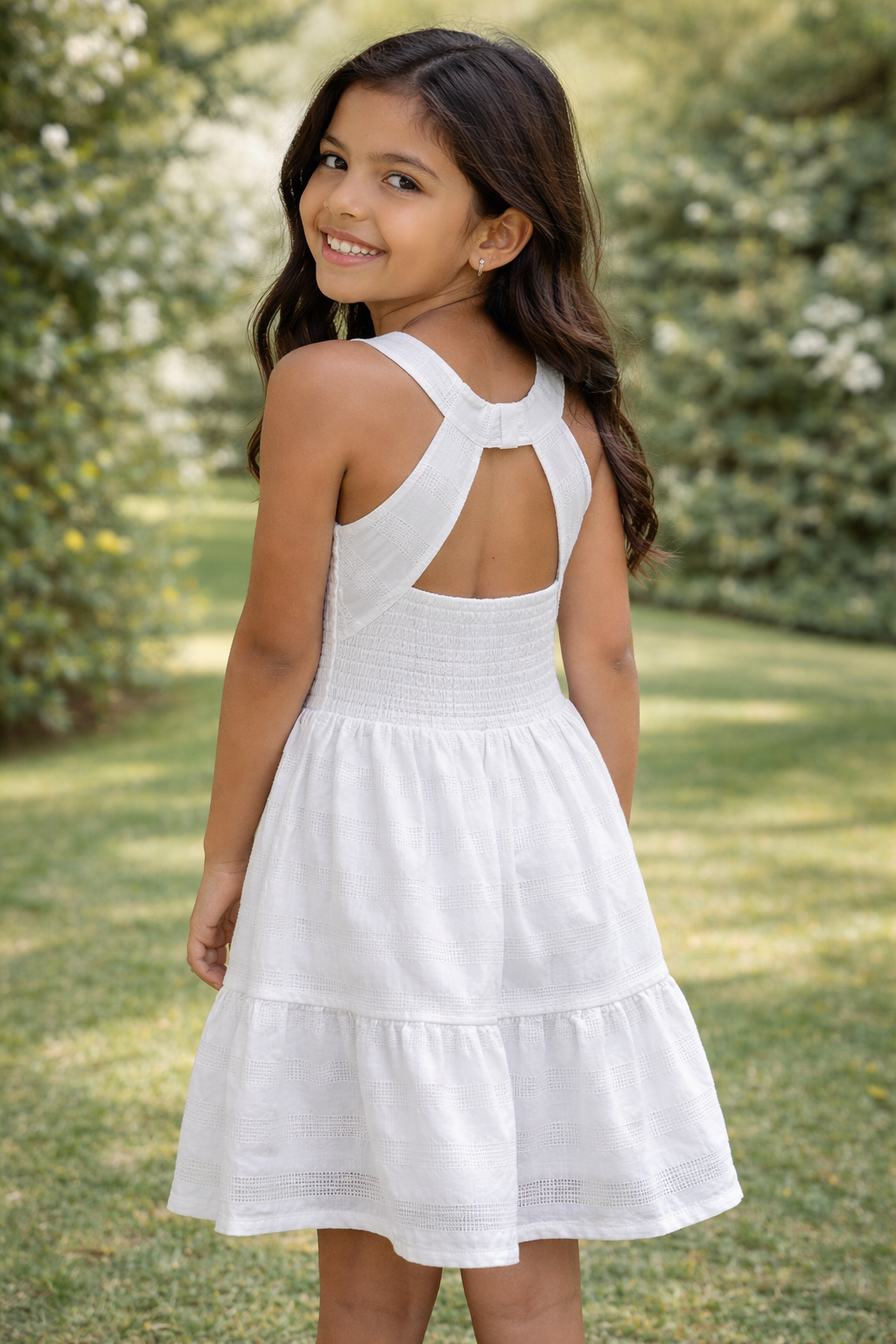 White Cotton Dress