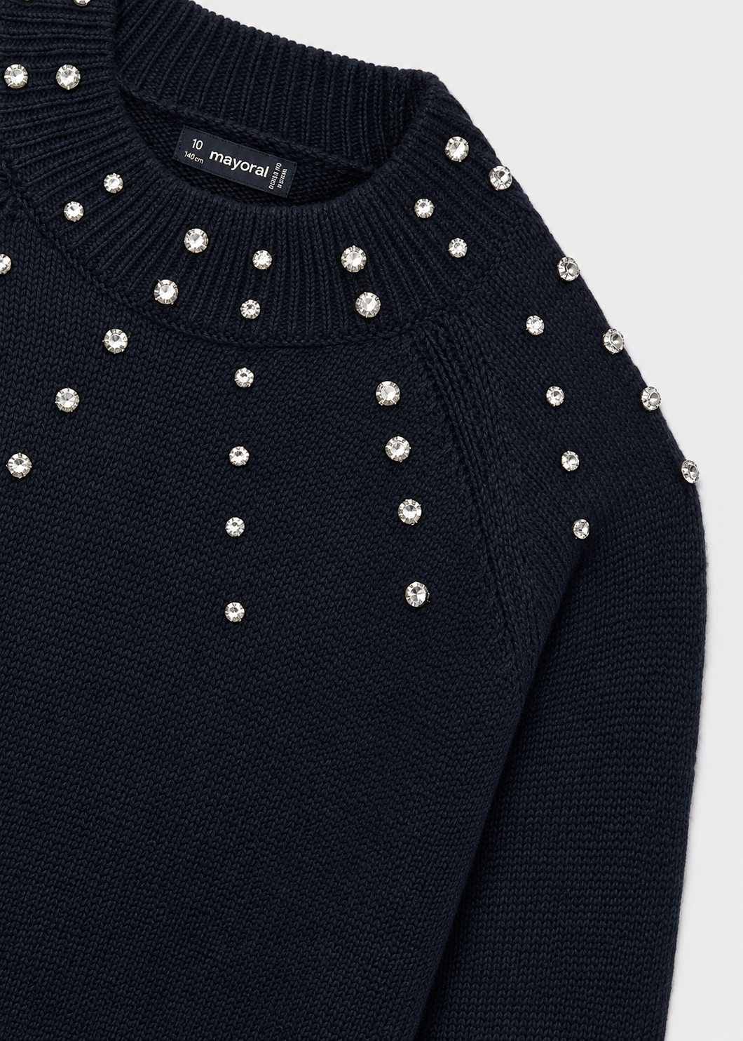 Night Rhinestone Sweater