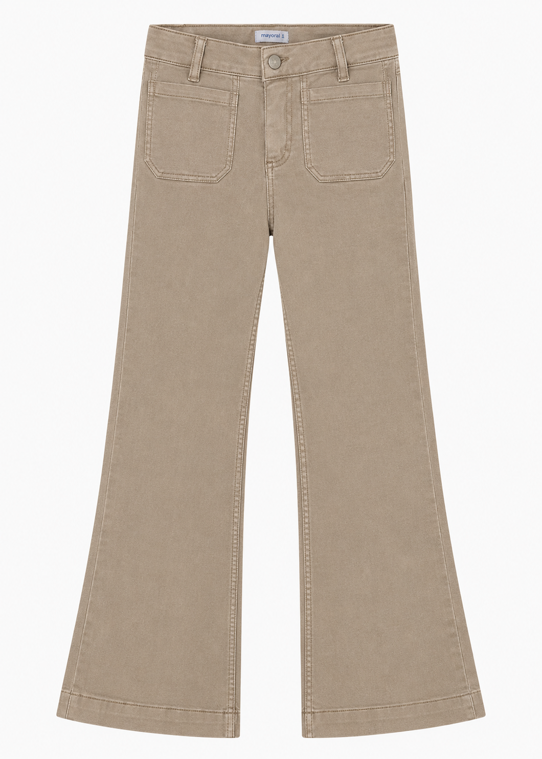 Sand Flare Twill Pants