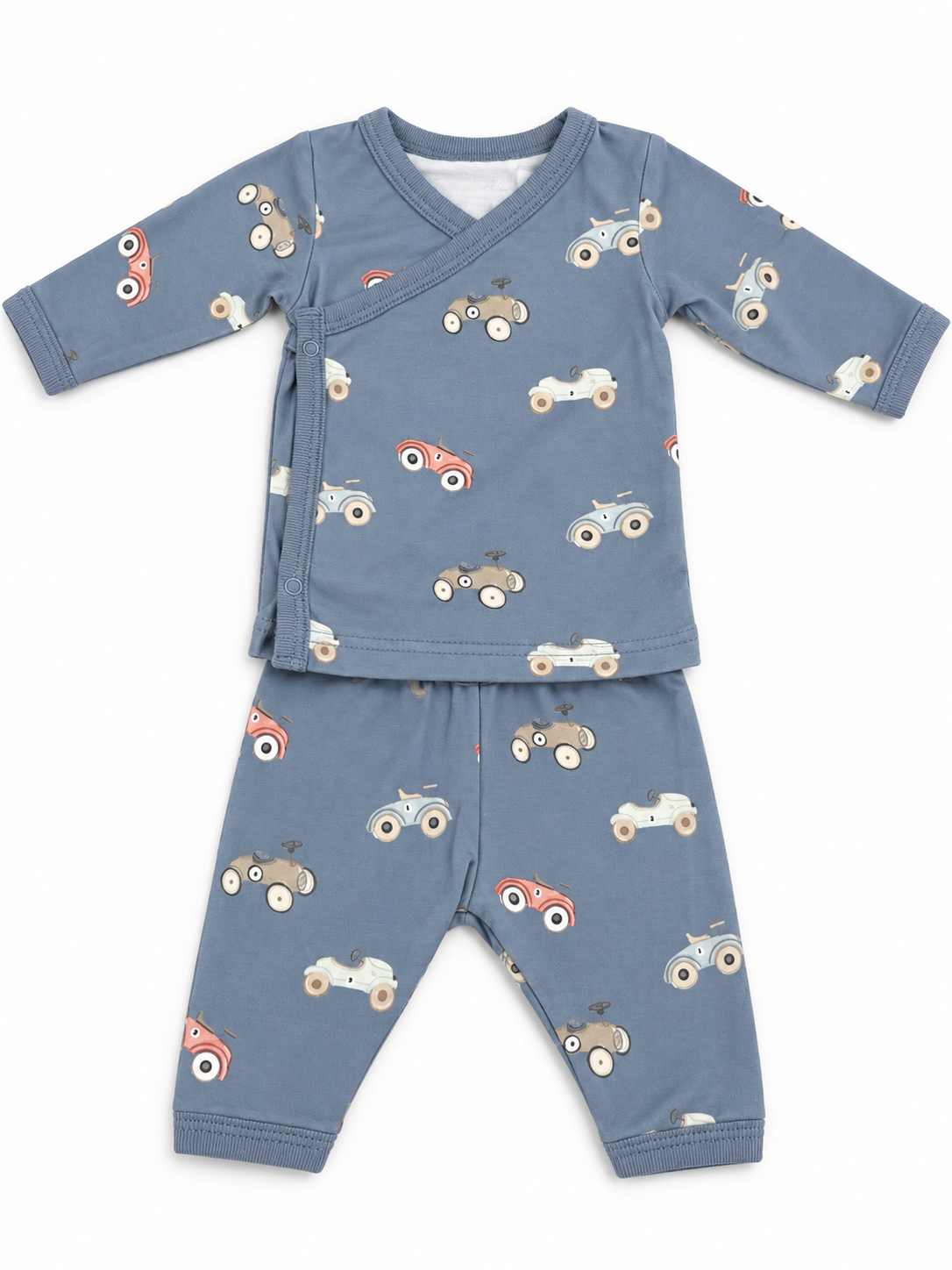 Steel Blue Cars 2Pc Set