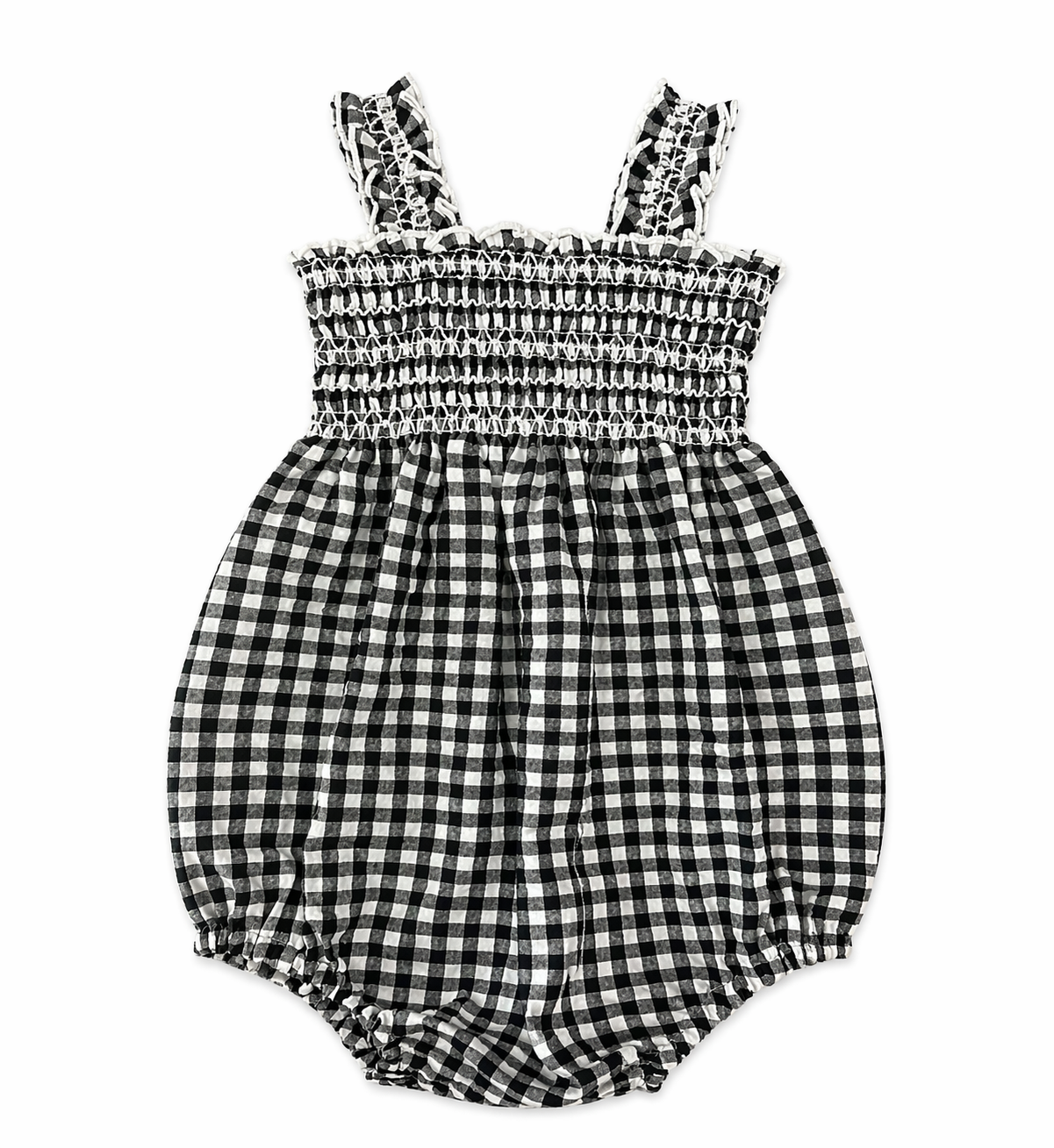 Julia Romper Black Check