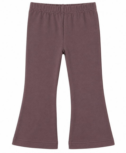 Girls Plum Flare Pants