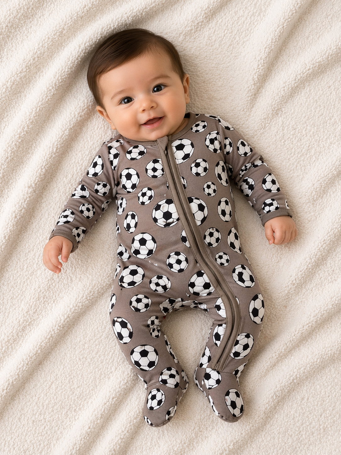 Portabella Soccer Zip Footie