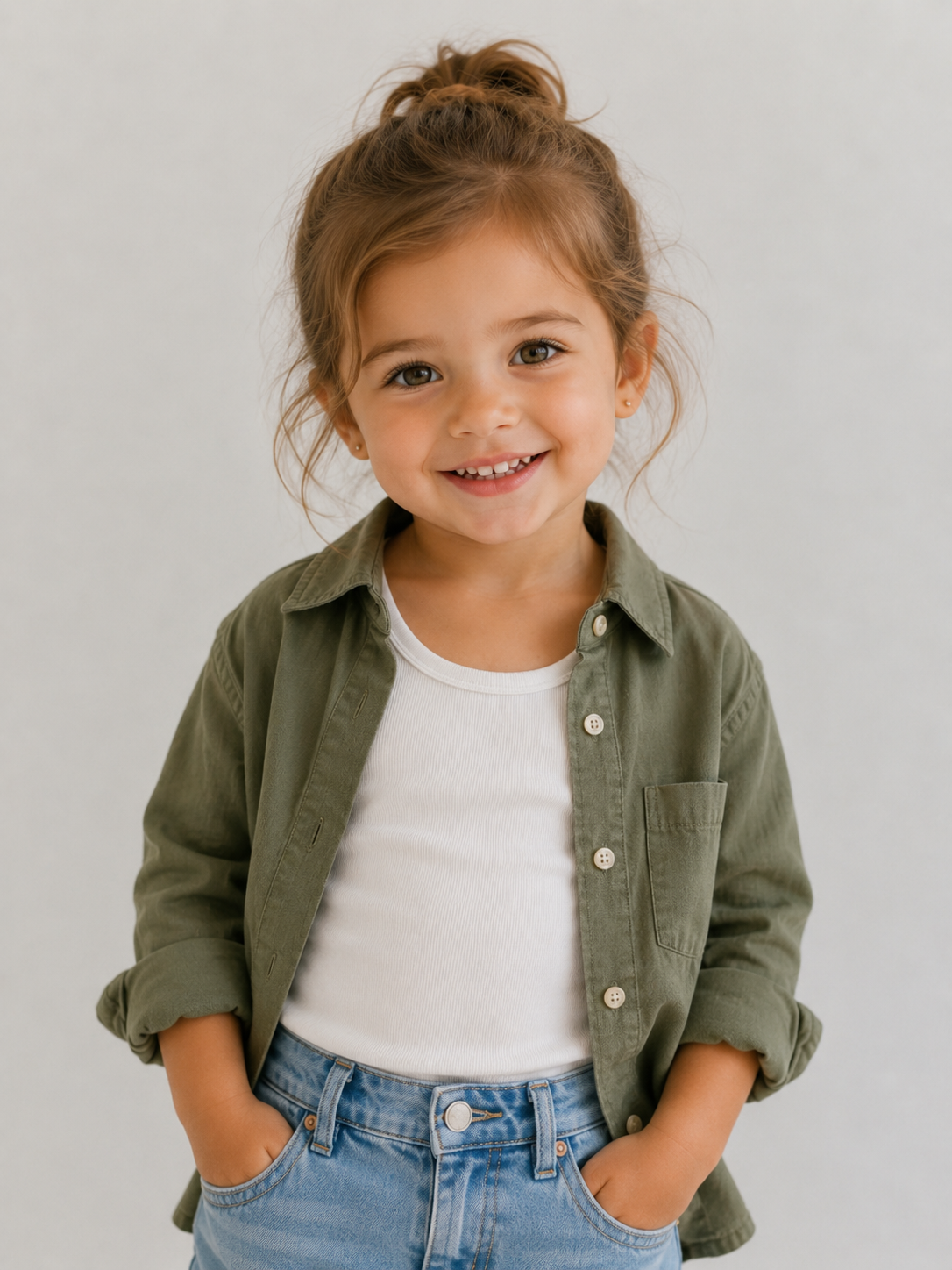 Girl Natural Tank Top