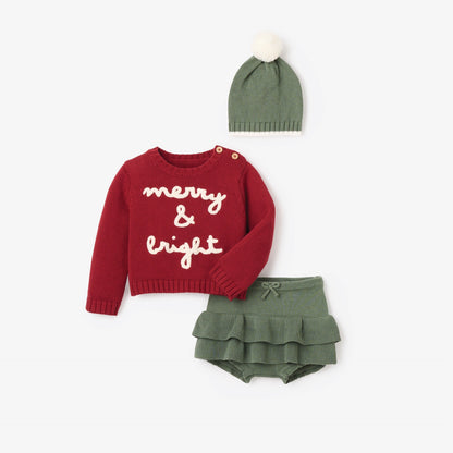 Merry and Bright Sweater Skirt Set