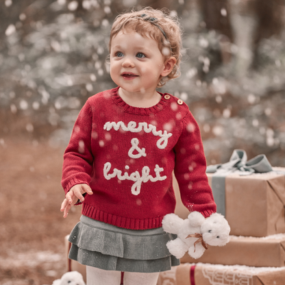 Merry and Bright Sweater Skirt Set