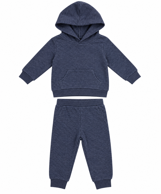 Navy Hooded Jogger Set