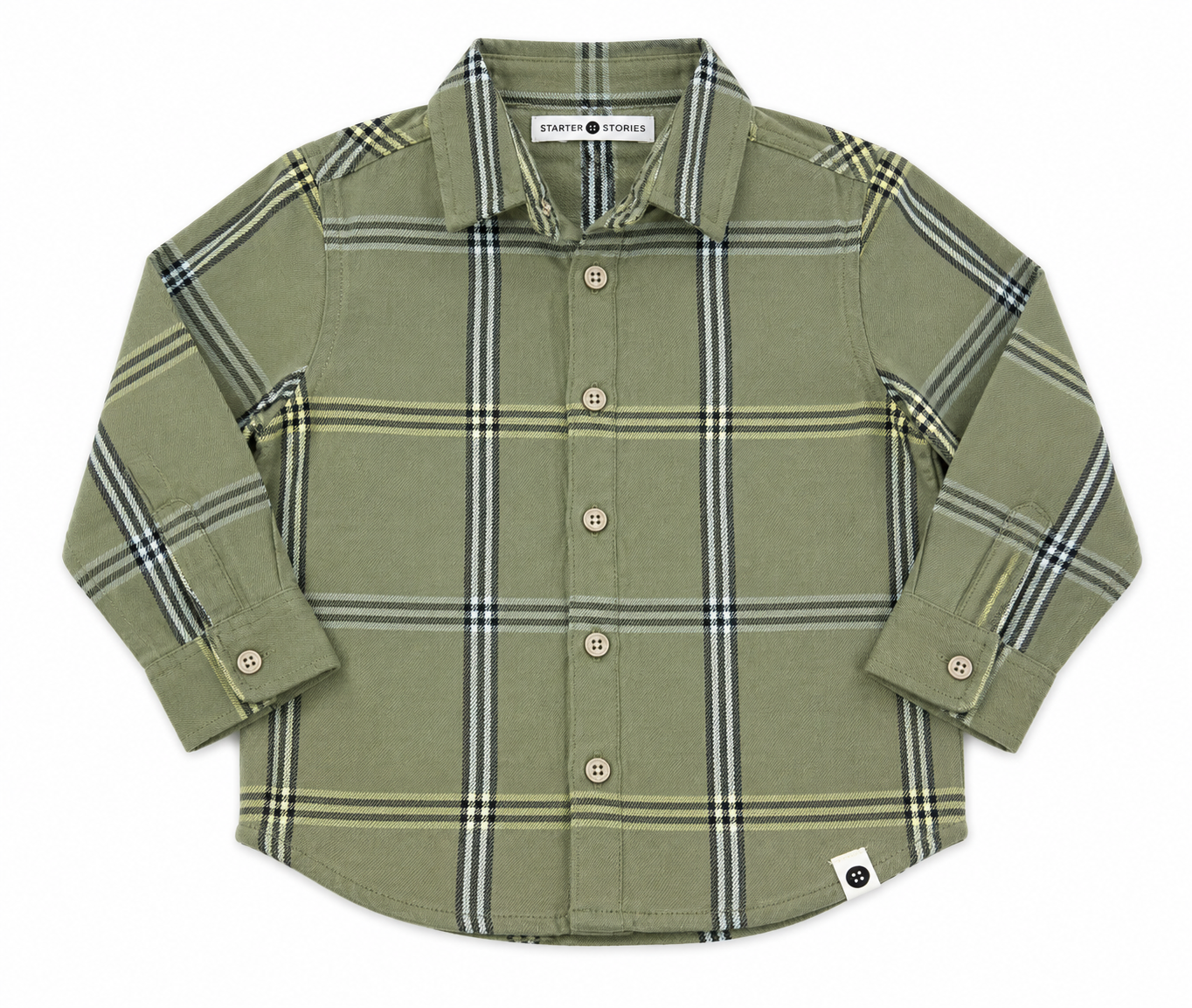 Army Plaid Long Sleeve Shirt