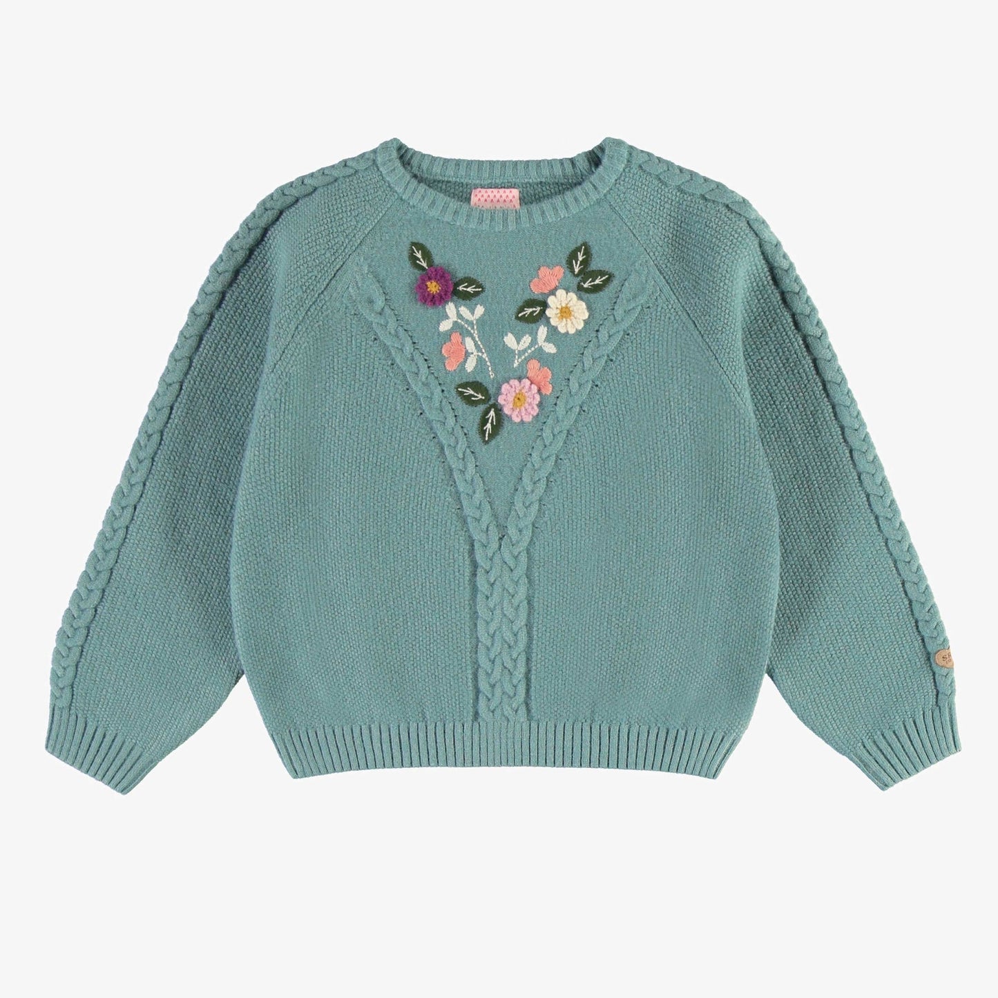 Ash Blue Knit Sweater Sourismini