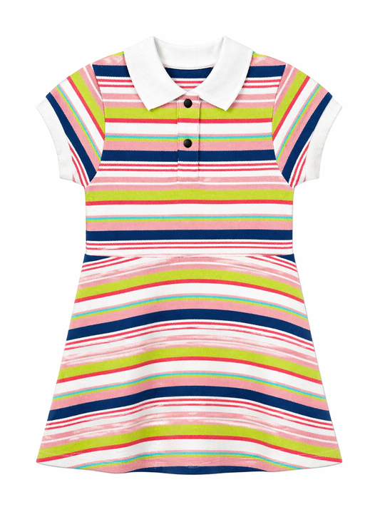 Vintage Camp Stripe Polo Dress