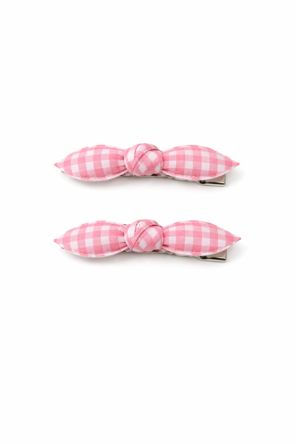 Gingham Hair Clips