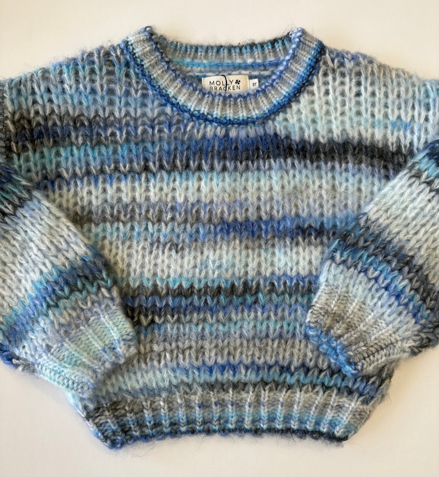 Blue Tie-dye Sweater