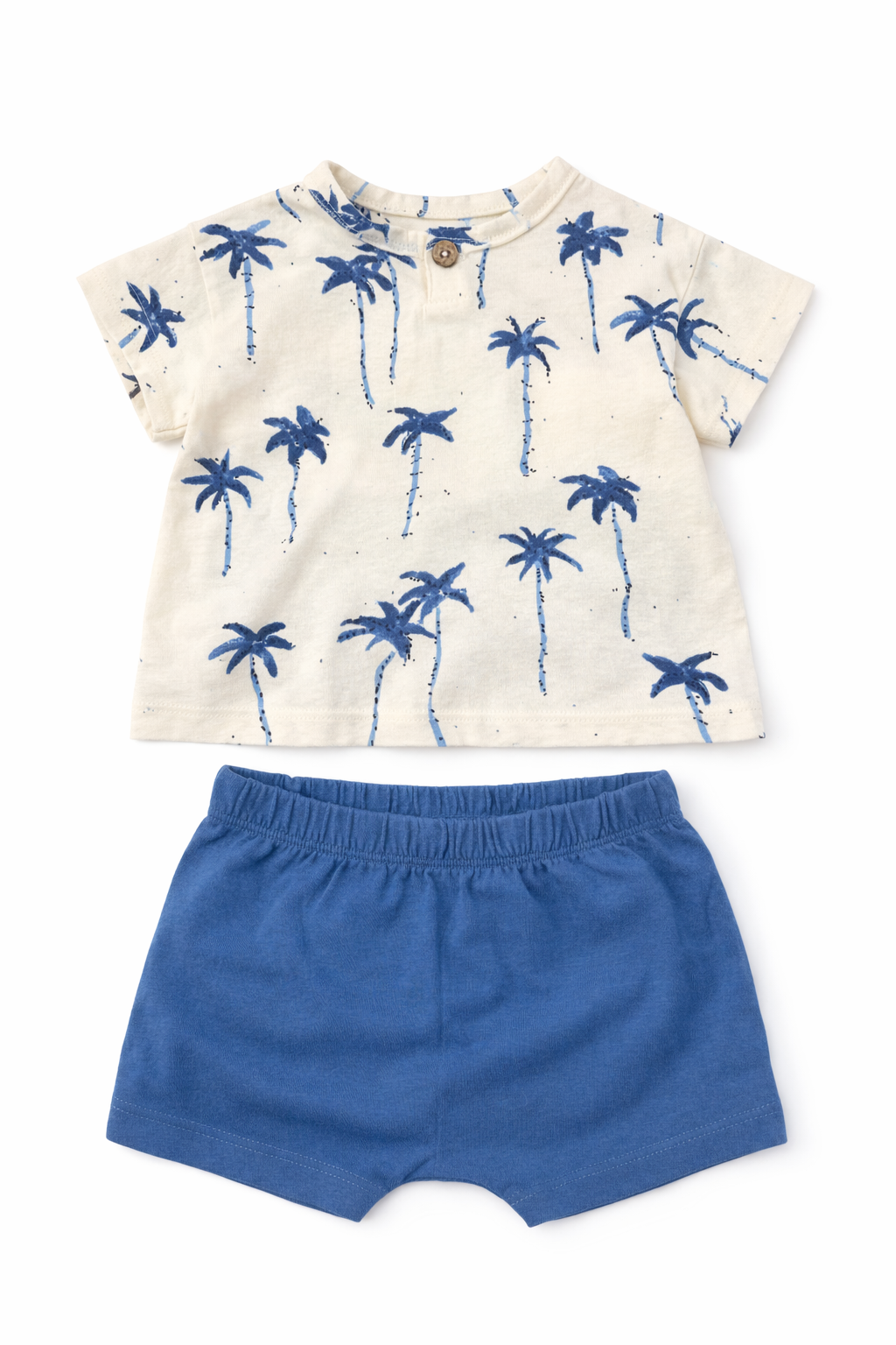 Blue Palm Themed Organic Set